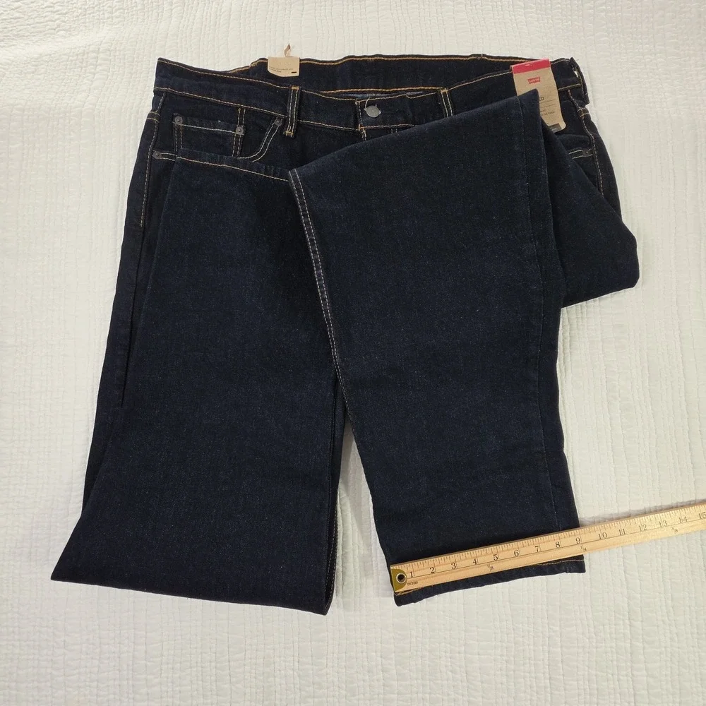Levi's Jeans 550 Men's Big Tall Size 44x34 Relaxed Straight Stretch Denim NEW